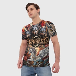 Мужская футболка 3D Кукрыниксы и мифические существа - фото 2