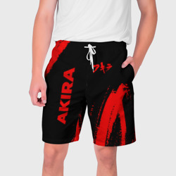 Мужские шорты 3D Akira - red gradient вертикально