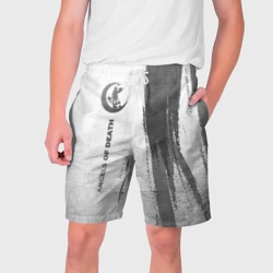 Мужские шорты 3D Angels of Death - white gradient по-вертикали