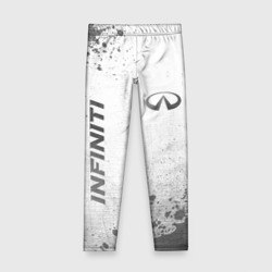 Детские леггинсы 3D Infiniti - white gradient вертикально