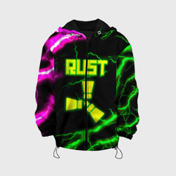 Детская куртка 3D Rust кислотный неоновый шторм