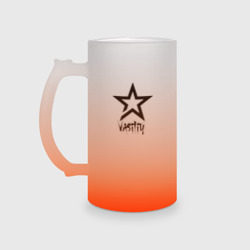Кружка пивная матовое стекло Vasiliy - star