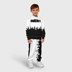 Детский костюм с толстовкой 3D Rainbow six black fire - фото 2