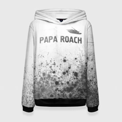 Женская толстовка 3D Papa Roach - white gradient посередине