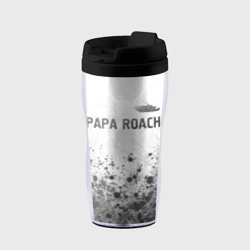 Термокружка-непроливайка Papa Roach - white gradient посередине