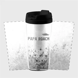 Термокружка-непроливайка Papa Roach - white gradient посередине - фото 2
