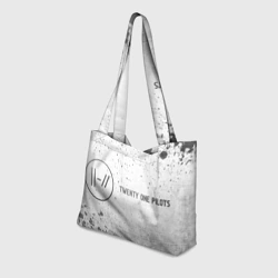 Пляжная сумка 3D Twenty One Pilots - white gradient по-горизонтали - фото 2