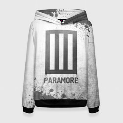 Женская толстовка 3D Paramore - white gradient