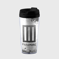 Термокружка-непроливайка Paramore - white gradient