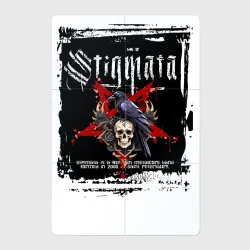Магнитный плакат 2Х3 Stigmata с вороном на черепе