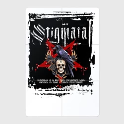 Магнитный плакат 2Х3 Stigmata с вороном на черепе