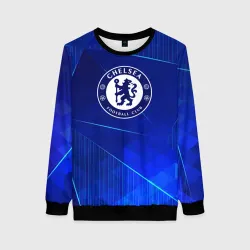 Женский свитшот 3D Chelsea blue poly