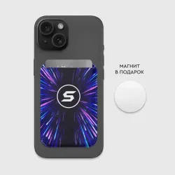 Картхолдер Magsafe магнитный Skillet neon energy - фото 2