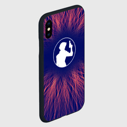 Чехол для iPhone XS Max матовый Cowboy Bebop red energy - фото 2