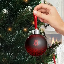 Ёлочный шар Hunter x Hunter red poly - фото 2