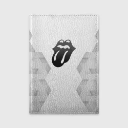 Обложка для автодокументов Rolling Stones white poly