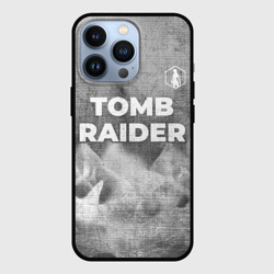 Чехол для iPhone 13 Pro Tomb Raider - grey gradient посередине