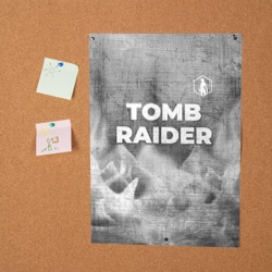 Постер Tomb Raider - grey gradient посередине - фото 2