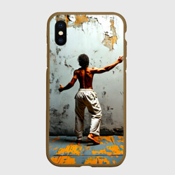 Чехол для iPhone XS Max матовый Капуэра 