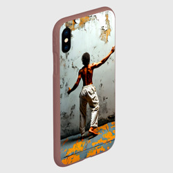 Чехол для iPhone XS Max матовый Капуэра  - фото 2