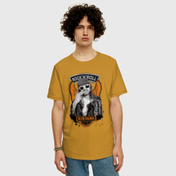 Мужская футболка хлопок Oversize Nirvana Курт Кобейн с крыльями - фото 2