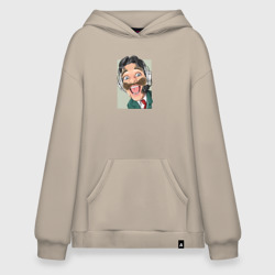 Худи SuperOversize хлопок Сумасшедший Командор из Каламбур: Крутое пике