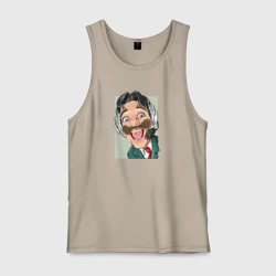 Мужская майка хлопок Сумасшедший Командор из Каламбур: Крутое пике