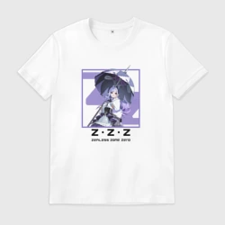 Мужская футболка хлопок Вивиан - Zenless Zone Zero