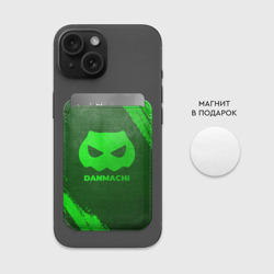 Картхолдер Magsafe магнитный DanMachi - green gradient - фото 2
