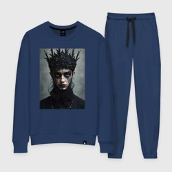 Женский костюм хлопок Готический принц с татуировкой на лице