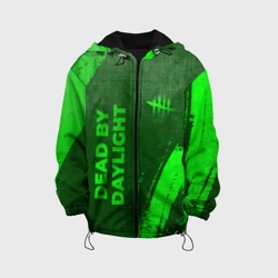 Детская куртка 3D Dead by Daylight - green gradient вертикально