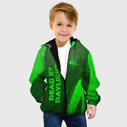 Детская куртка 3D Dead by Daylight - green gradient вертикально - фото 2