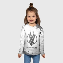 Детский лонгслив 3D Dead Space - white gradient - фото 2