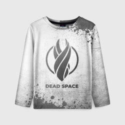 Детский лонгслив 3D Dead Space - white gradient