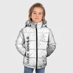 Зимняя куртка для мальчиков 3D Dark Souls - white gradient вертикально - фото 2
