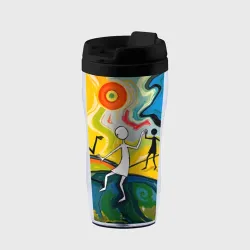 Термокружка-непроливайка Танцующие человечки
