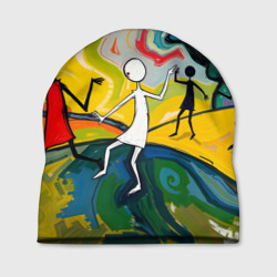 Шапка 3D Танцующие человечки