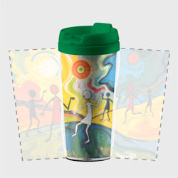 Термокружка-непроливайка Танцующие человечки - фото 2