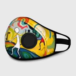 Маска из неопрена Танцующие человечки
