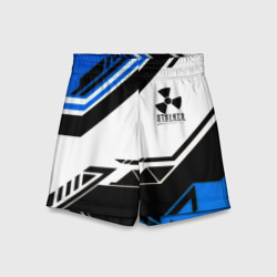 Детские спортивные шорты 3D Сталкер геометрия