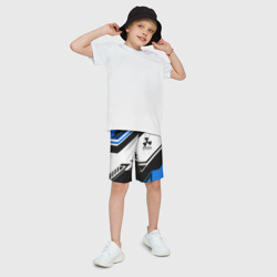 Детские спортивные шорты 3D Сталкер геометрия - фото 2