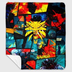 Плед с рукавами Ведьмак комикс