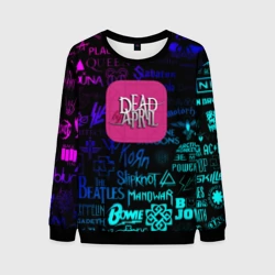 Мужской свитшот 3D Dead by april логотипы рок