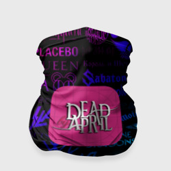 Бандана-труба 3D Dead by april логотипы рок
