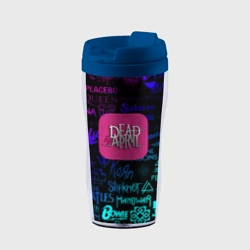 Термокружка-непроливайка Dead by april логотипы рок