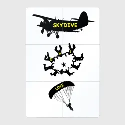 Магнитный плакат 2Х3 Skydive
