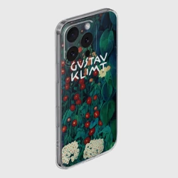 Чехол для iPhone 16 Pro Max силиконовый с защитой камеры С картиной художника Густав Климт Сад - фото 2