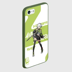 Чехол для iPhone 5/5S матовый Энби Демара - ZZZ - фото 2