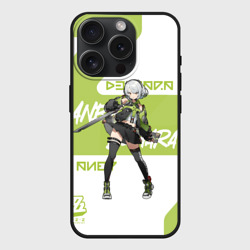 Чехол силиконовый для Apple iPhone 15 Pro матовый Энби Демара - ZZZ