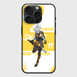 Чехол силиконовый для Apple iPhone 15 Pro матовый Солдат 11 - ZZZ